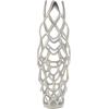 imageDeco 79 Aluminum Metal Decorative Vase Tall Coral Centerpiece Vase Vase for Home Decoration 9quot x 9quot x 31quot GoldSilver