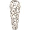 imageDeco 79 Aluminum Metal Decorative Vase Tall Coral Centerpiece Vase Vase for Home Decoration 9quot x 9quot x 31quot GoldSilver