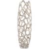 imageDeco 79 Aluminum Metal Decorative Vase Tall Coral Centerpiece Vase Vase for Home Decoration 9quot x 9quot x 31quot GoldSilver