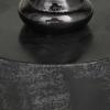 imageDeco 79 Aluminum Paper Clip Pillar Candle Holder with Marble Base Set of 2 15quot 19quotH Black