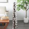 imageDeco 79 Ceramic Decorative Vase Cone Centerpiece Vase with Concaved Bubble Texture Flower Vase for Home Decoration 6quot x 6quot x 20quot SilverSilver