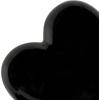 imageDeco 79 Ceramic Heart Home Wall Decor Slanted Wall Sculpture with Varying Sizes Set of 3 Wall Art 10quot 8quot 6quot H GoldBlack