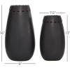 imageDeco 79 Ceramic Stripe Texture Vase 5quot x 5quot x 23quot WhiteBlack