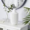 imageDeco 79 Ceramic Stripe Texture Vase 5quot x 5quot x 23quot WhiteWhite