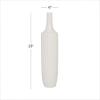 imageDeco 79 Ceramic Stripe Texture Vase 5quot x 5quot x 23quot WhiteWhite