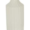 imageDeco 79 Ceramic Stripe Texture Vase 5quot x 5quot x 23quot WhiteWhite
