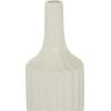 imageDeco 79 Ceramic Stripe Texture Vase 5quot x 5quot x 23quot WhiteWhite