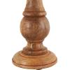 imageDeco 79 Mango Wood Decorative Candle Holder Distressed Turned Pillar Candle Stand Set of 3 Candlestick Holder 6quot 8quot 10quotH BlackBrown