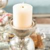 imageDeco 79 Metal Handmade Pillar Candle Holder 14quot x 6quot x 6quot Silver