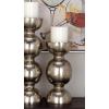 imageDeco 79 Metal Handmade Pillar Candle Holder 14quot x 6quot x 6quot Silver