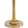 imageDeco 79 Polystone Decorative Candle Holder Tall Standing Candle Stand Candlestick Holder 8quot x 8quot x 22quot GoldGold