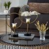 imageDeco 79 Polystone Decorative Candle Holder Tall Standing Candle Stand Candlestick Holder 8quot x 8quot x 22quot GoldGold