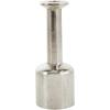 imageDeco 79 Polystone Decorative Candle Holder Tall Standing Candle Stand Candlestick Holder 8quot x 8quot x 22quot GoldSilver
