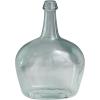 imageDeco 79 Recycled Glass Decorative Vase Spanish Bottle Centerpiece Vase with Bubble Texture Flower Vase for Home Decoration 10quot x 10quot x 17quot BlueClear
