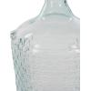 imageDeco 79 Recycled Glass Decorative Vase Spanish Bottle Centerpiece Vase with Bubble Texture Flower Vase for Home Decoration 10quot x 10quot x 17quot BlueBlue