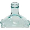 imageDeco 79 Recycled Glass Decorative Vase Spanish Bottle Centerpiece Vase with Bubble Texture Flower Vase for Home Decoration 10quot x 10quot x 17quot BlueClear