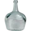 imageDeco 79 Recycled Glass Decorative Vase Spanish Bottle Centerpiece Vase with Bubble Texture Flower Vase for Home Decoration 10quot x 10quot x 17quot BlueClear