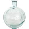 imageDeco 79 Recycled Glass Handmade Decorative Vase Spanish Bottle Centerpiece Vase Flower Vase for Home Decoration 11quot x 11quot x 17quot BlueClear