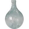 imageDeco 79 Recycled Glass Handmade Decorative Vase Spanish Bottle Centerpiece Vase Flower Vase for Home Decoration 11quot x 11quot x 17quot BlueClear