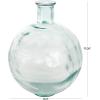 imageDeco 79 Recycled Glass Handmade Decorative Vase Spanish Bottle Centerpiece Vase Flower Vase for Home Decoration 11quot x 11quot x 17quot BlueClear