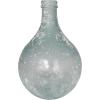 imageDeco 79 Recycled Glass Handmade Decorative Vase Spanish Bottle Centerpiece Vase Flower Vase for Home Decoration 11quot x 11quot x 17quot BlueClear