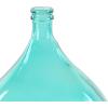imageDeco 79 Recycled Glass Handmade Decorative Vase Spanish Bottle Centerpiece Vase Flower Vase for Home Decoration 11quot x 11quot x 17quot BlueTeal
