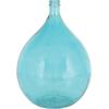 imageDeco 79 Recycled Glass Handmade Decorative Vase Spanish Bottle Centerpiece Vase Flower Vase for Home Decoration 11quot x 11quot x 17quot BlueTeal