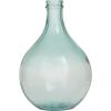 imageDeco 79 Recycled Glass Handmade Decorative Vase Spanish Bottle Centerpiece Vase Flower Vase for Home Decoration 11quot x 11quot x 17quot BlueTeal
