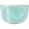 imageDeco 79 Recycled Glass Handmade Spanish Vase with Wrapped Rattan Neck Detail 6quot x 6quot x 18quot ClearTeal