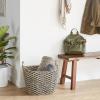 imageDeco 79 Seagrass Handmade Decorative and Functional Storage Basket Basket Organizer with Handles Basket for Storage 21quot x 18quot x 18quot BrownBrown