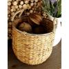 imageDeco 79 Seagrass Handmade Decorative and Functional Storage Basket Basket Organizer with Handles Set of 2 Basket for Storage 12quot 16quotW Light Brown