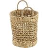 imageDeco 79 Seagrass Handmade Storage Basket with Metal Handles Set of 3 15quot 17quot 19quotW Light Brown21 x 7