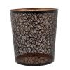 imageDeco 79 57416 Small Waste Bin 9quot x 9quot x 10quot GoldBlack