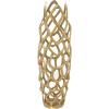 imageDeco 79 Aluminum Metal Decorative Vase Tall Coral Centerpiece Vase Vase for Home Decoration 9quot x 9quot x 31quot GoldGold