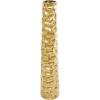 imageDeco 79 Ceramic Decorative Vase Cone Centerpiece Vase with Concaved Bubble Texture Flower Vase for Home Decoration 6quot x 6quot x 20quot SilverGold