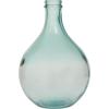 imageDeco 79 Recycled Glass Handmade Decorative Vase Spanish Bottle Centerpiece Vase Flower Vase for Home Decoration 11quot x 11quot x 17quot BlueTeal