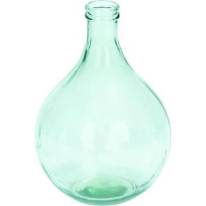 imageDeco 79 Recycled Glass Handmade Decorative Vase Spanish Bottle Centerpiece Vase Flower Vase for Home Decoration 11quot x 11quot x 17quot BlueBlue