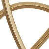 imageCosmoLiving by Cosmopolitan Metal Abstract Home Wall Decor Interlocking Rings Wall Sculpture Wall Art 43quot x 1quot x 22quot Gold