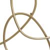 imageCosmoLiving by Cosmopolitan Metal Abstract Home Wall Decor Interlocking Rings Wall Sculpture Wall Art 43quot x 1quot x 22quot Gold