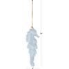 imageDeco 79 Ceramic Sea Horse Indoor Outdoor Windchime Wind Chime with Brown Rope Hanging Ornament 5quot x 2quot x 24quot Blue