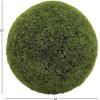 imageDeco 79 Faux Foliage Topiary Artificial Foliage Ball  15quot x 15quot x 15quot Green22 x 22 x 22
