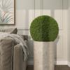 imageDeco 79 Faux Foliage Topiary Artificial Foliage Ball  15quot x 15quot x 15quot Green22 x 22 x 22