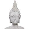imageDeco 79 Magnesium Oxide Buddha Decorative Garden Sculpture Indoor Outdoor Meditating Garden Statue Outdoor Sculpture 13quot x 13quot x 20quot Gray13 x 13 x 20