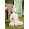 imageDeco 79 Magnesium Oxide Buddha Decorative Garden Sculpture Indoor Outdoor Meditating Garden Statue Outdoor Sculpture 13quot x 13quot x 20quot Gray13 x 13 x 20