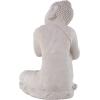 imageDeco 79 Magnesium Oxide Buddha Decorative Garden Sculpture Indoor Outdoor Meditating Garden Statue Outdoor Sculpture 13quot x 13quot x 20quot Gray19 x 13 x 28