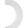imageDeco 79 Marble Heart Decorative Sculpture Slanted Home Decor Statue with Black Block Base Accent Figurine 5quot x 3quot x 9quot WhiteWhite