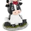 imageDeco 79 Polystone Farm Animals Sculpture with Brown Welcome Sign 11quot x 5quot x 9quot Multi ColoredMulti Colored