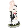 imageDeco 79 Polystone Farm Animals Sculpture with Brown Welcome Sign 11quot x 5quot x 9quot Multi ColoredMulti Colored