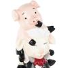 imageDeco 79 Polystone Farm Animals Sculpture with Brown Welcome Sign 11quot x 5quot x 9quot Multi ColoredMulti Colored