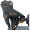imageDeco 79 Resin Hands Open Sculpture with Butterfly and Copper Accents 8quot x 8quot x 5quot Dark BrownBlack